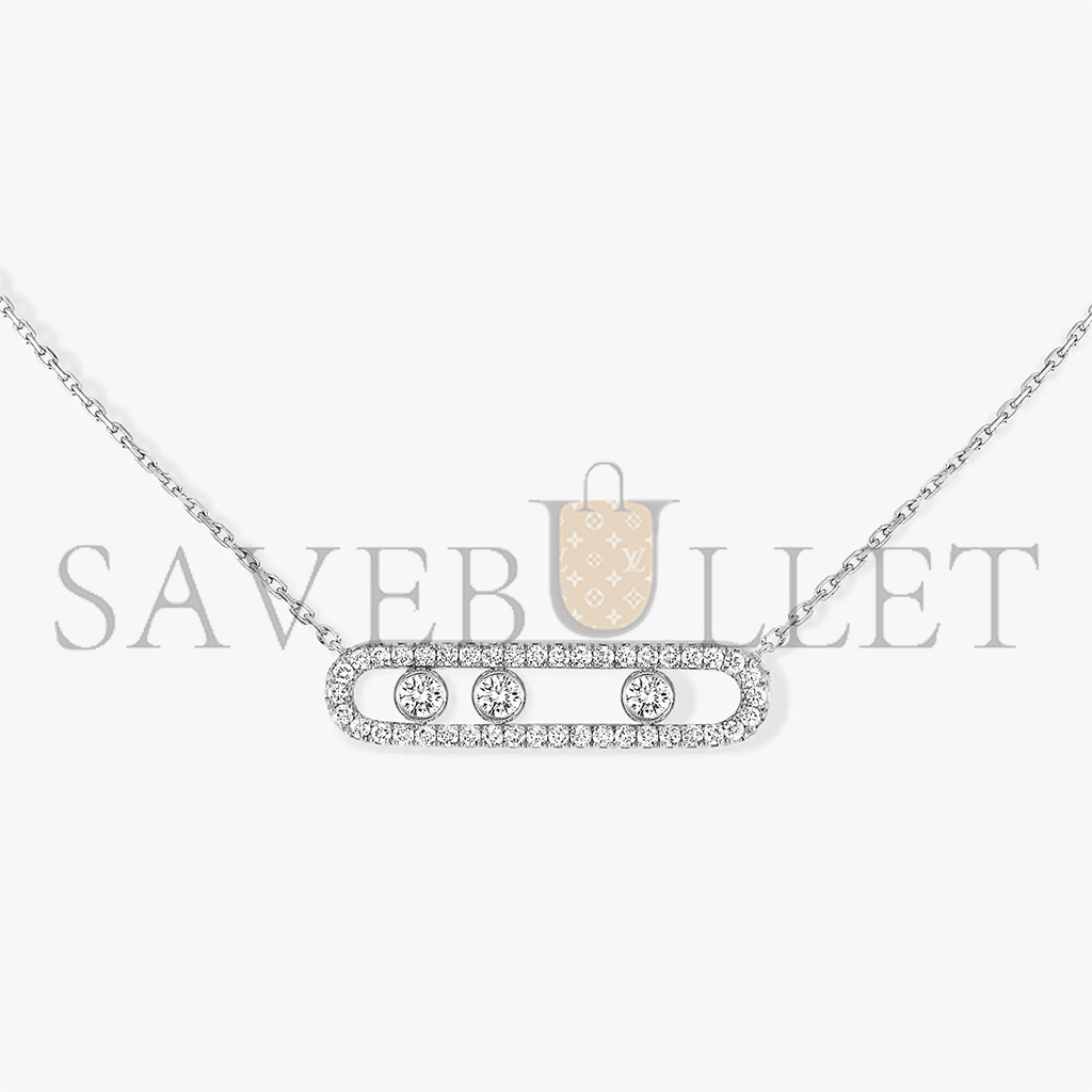 MESSIKA MOVE PAVÉ WHITE GOLD DIAMOND NECKLACE 3994 MESSIKA MOVE PAVÉ WHITE GOLD DIAMOND NECKLACE 3994
